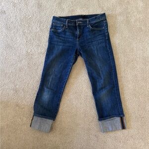 Joe's Jeans Dark Blue Ankle Cropped Denim